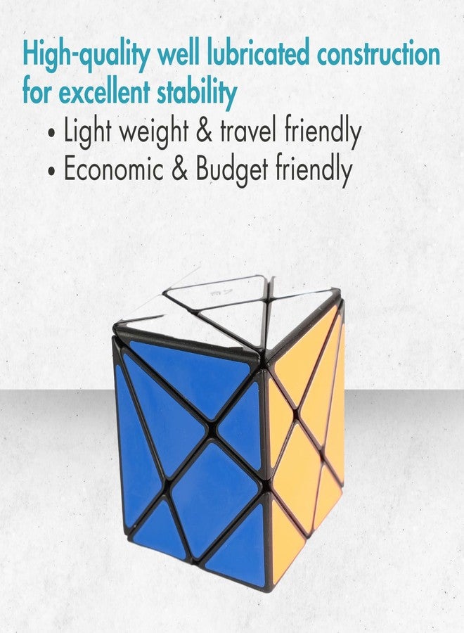 aCADZO Axis Cube Black Sticker Educational Cube| 3D Puzzle Mind Game for Kids Toy Recommended (Axis Cube Black Sticker) - Image 4